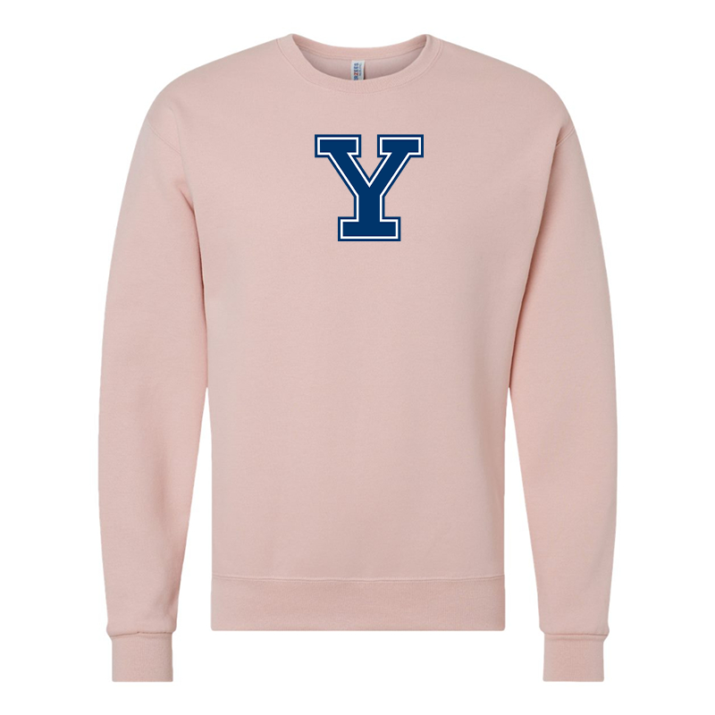 Men's Yale Bulldogs JERZEES NuBlend Crewneck Sweatshirt